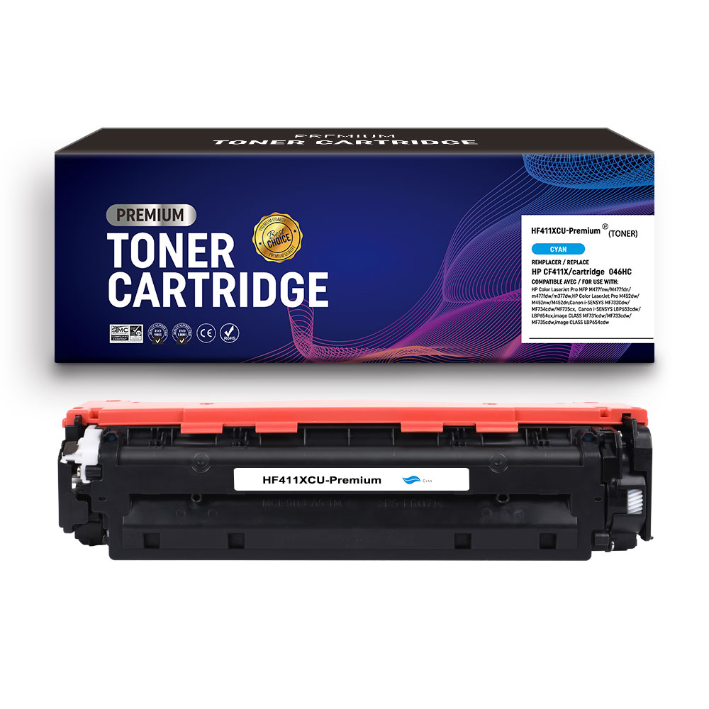 Toner compatible HP CF411X / Cartridge 046HC(410X) Cyan – 5000 pages