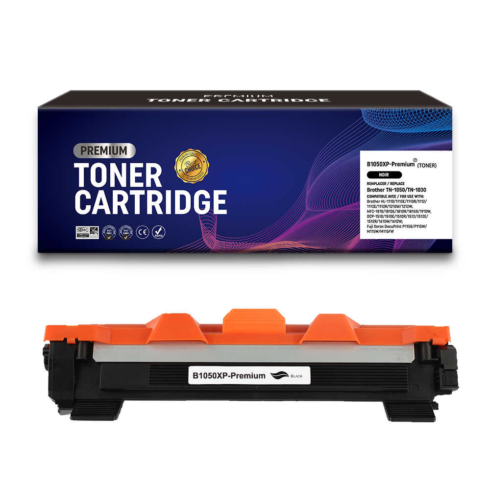 Toner compatible Brother TN-1050/TN-1030 Noir – 2000 pages