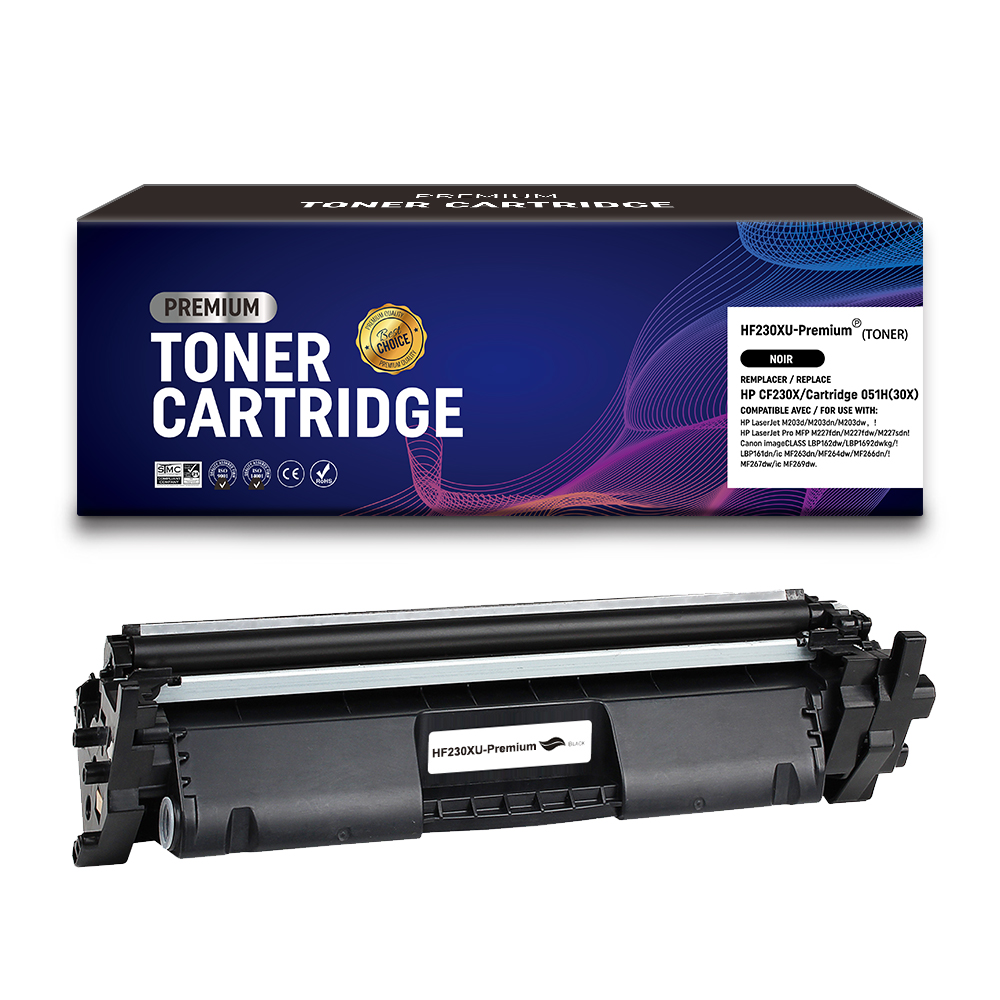Toner compatible HP CF230X/Cartridge 051H Noir – 4 000 pages