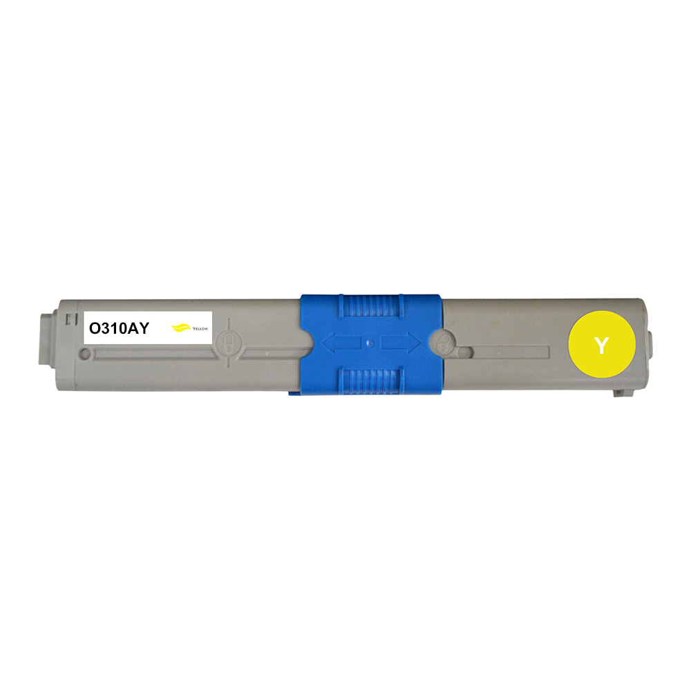Pack toners compatible OKI 44469704 Jaune – 2000 pages